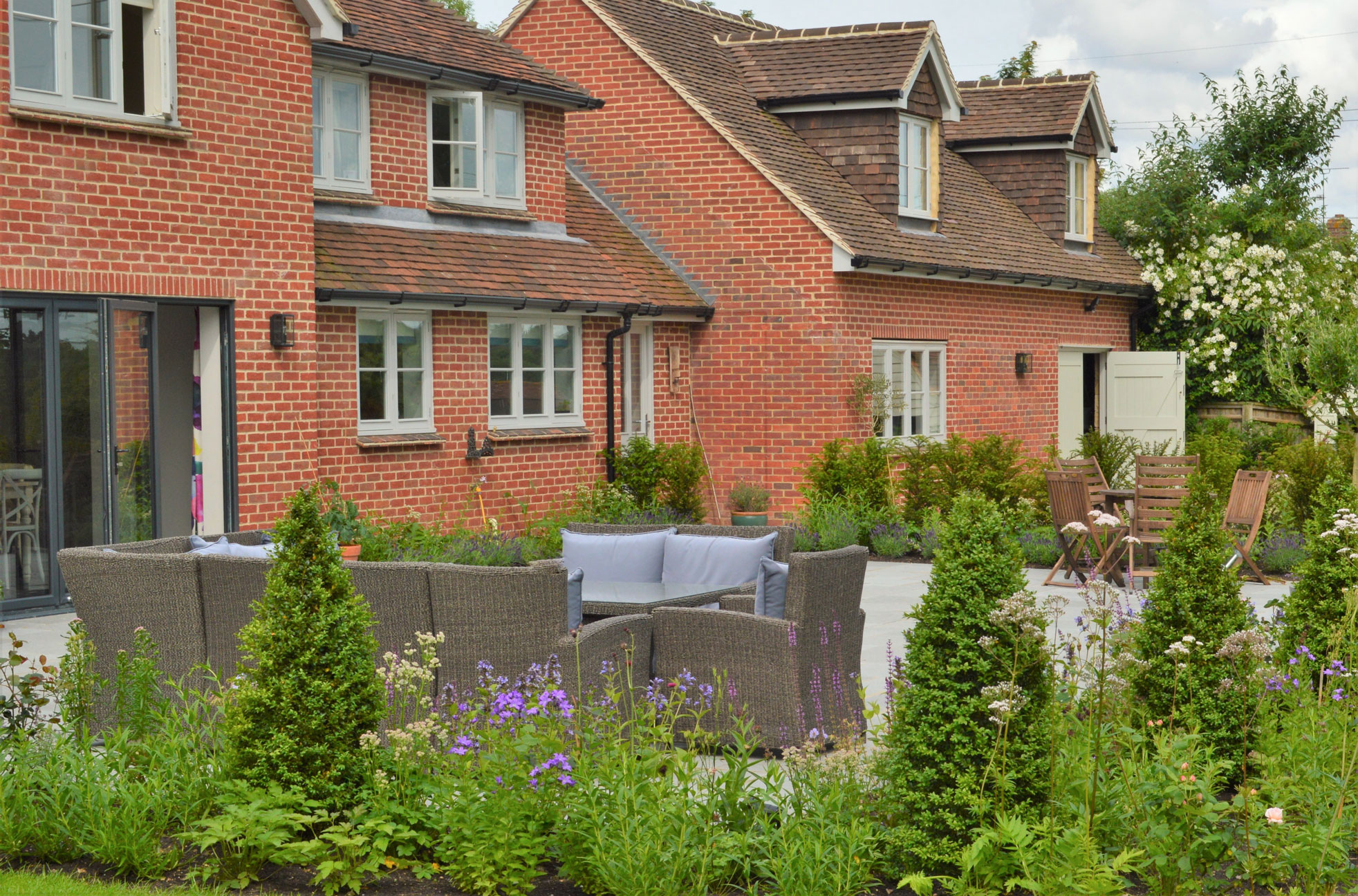 Outdoor lounge terrace garden design